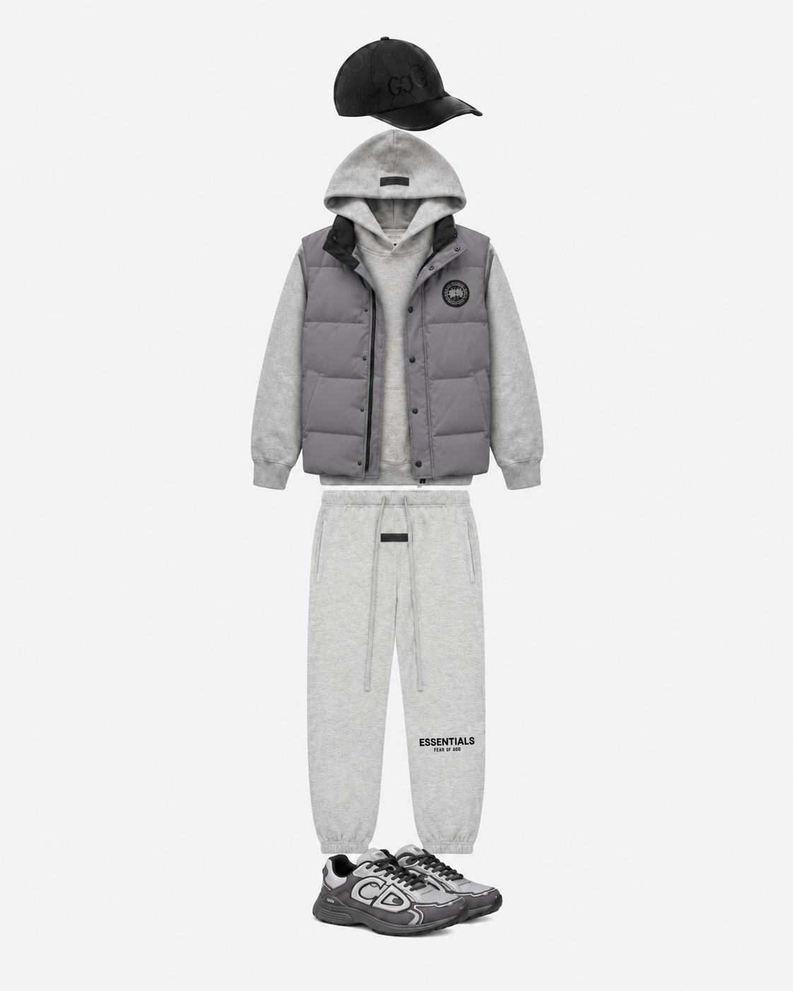 SERHAD — Combinaison Gris Chiné